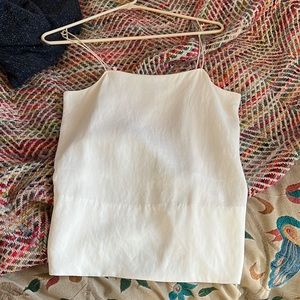 Everlane japanese goweave white cami size 0
